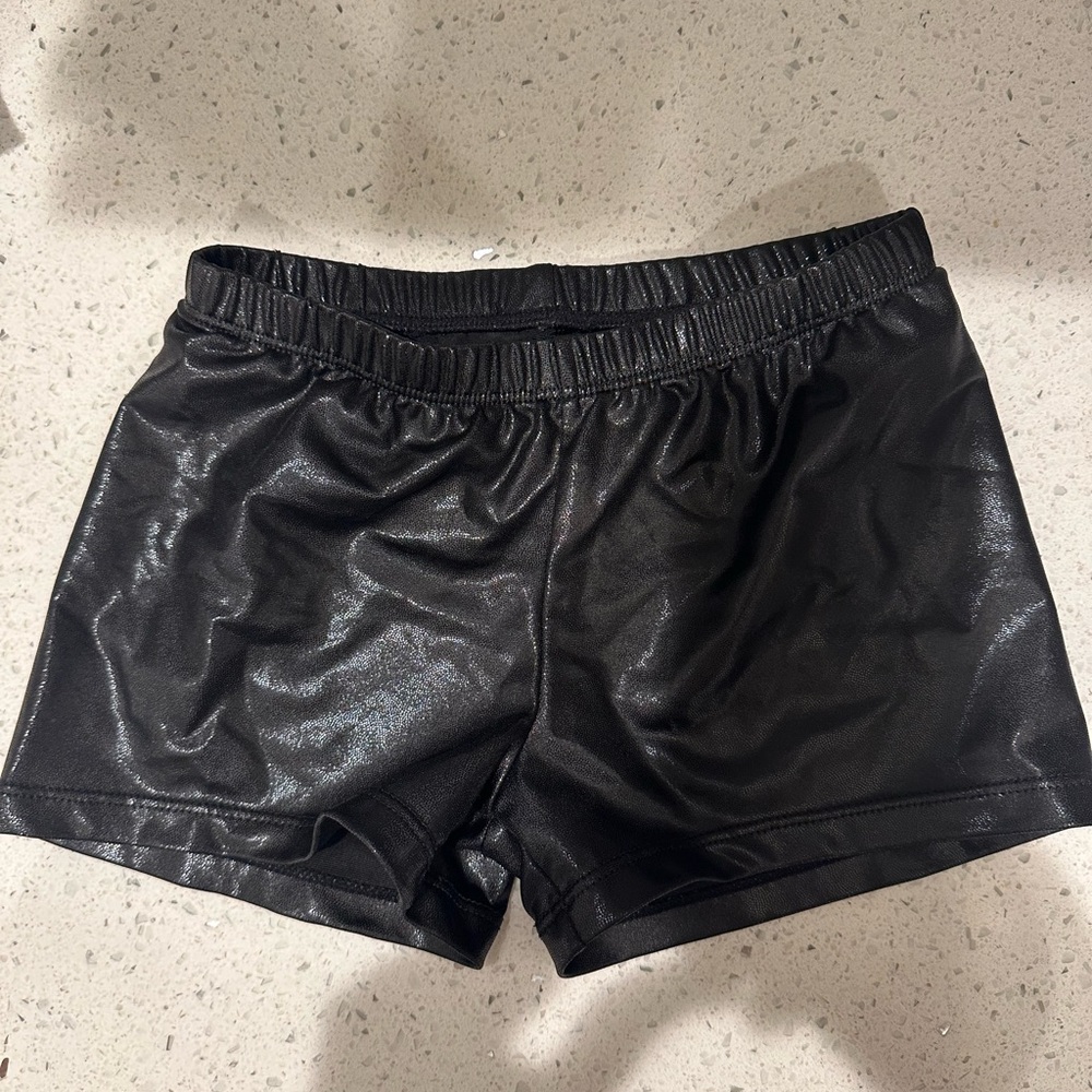 Wolford Shiny Black Athletic Shorts